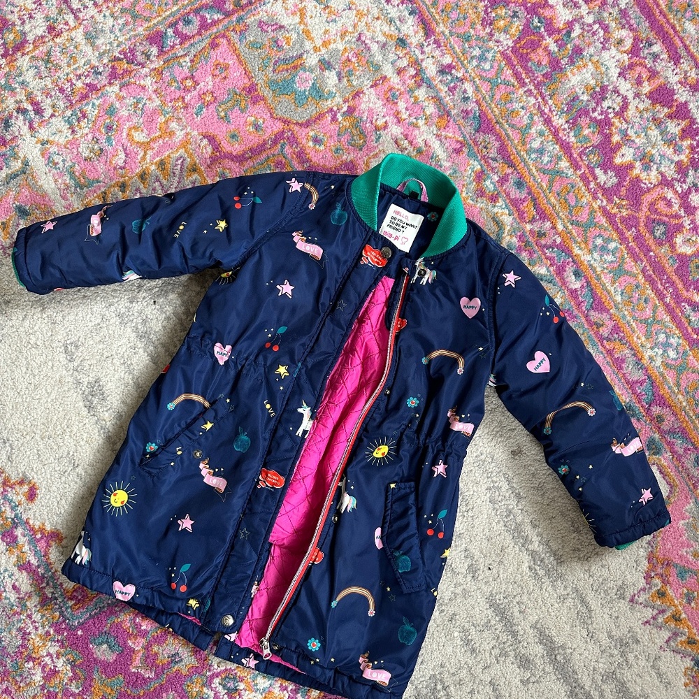 Printed jacket for girls